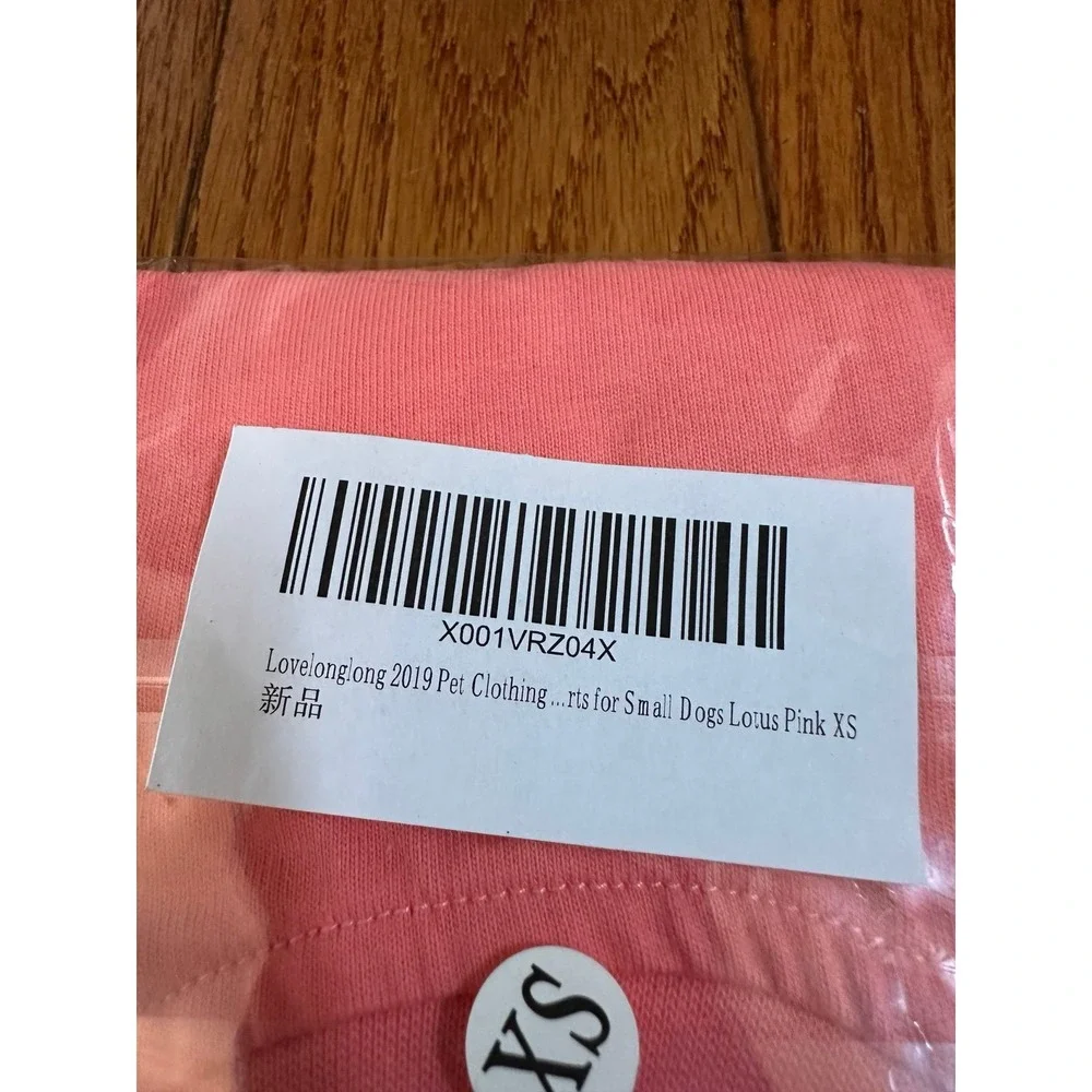New Lovelonglong Pet Clothing Dog Costumes Basic Blank T-Shirt Tee‎ Shirts XS